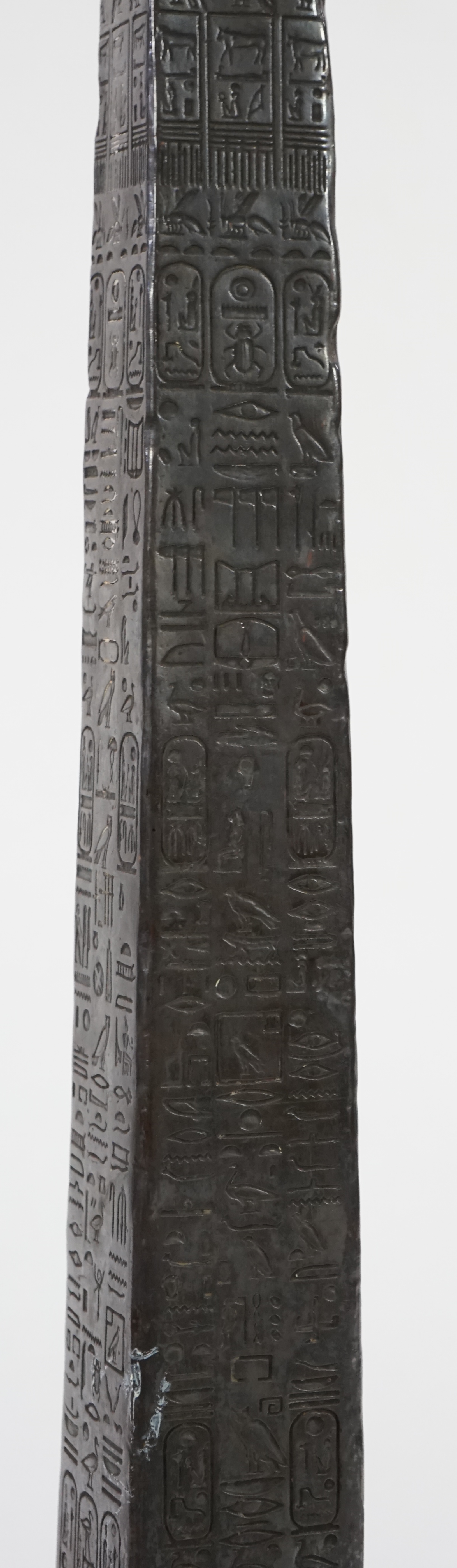 A 19th century Grand Tour style bronzed model of Cleopatra's Needle